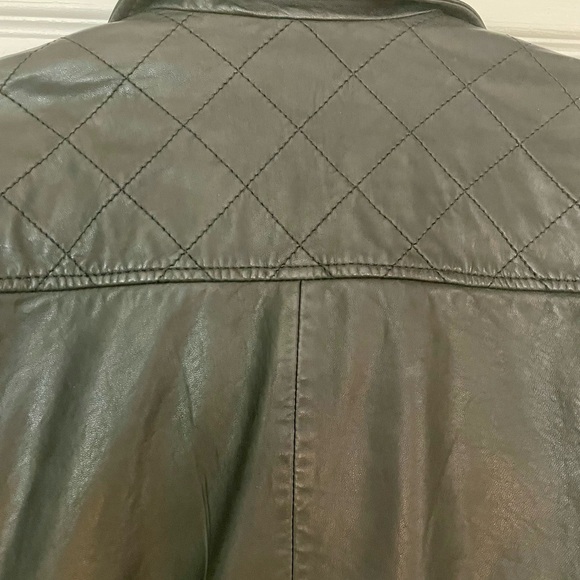 Lucky Brand Lambskin Leather Moto Jacket - Picture 5 of 5